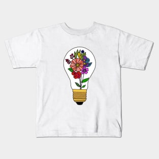 Colourful flower bulb Kids T-Shirt